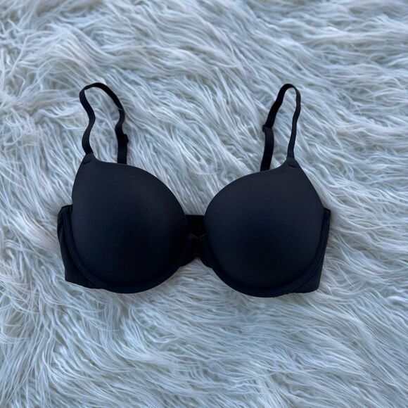 Skims Fits Everybody Push up Bra Onyx Size 32D - Picture 1 of 7